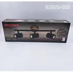 Briloner Deckenstrahler Muritz schwarz Holz GU10 max. 35W schwenkbar