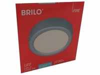 Brilo LED Deckenleuchte Fire Chrom-matt 7W 700lm 4000K (Neutralweiß)
