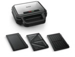 Tefal Ultracompact 3In1 Sandwichmaker Waffeleisen & Panini-Toaster Sw383d 8010001269