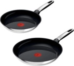 Tefal Emotion+ 2Teiliges Pfannenset 24/28Cm Premium Edelstahl Keramik