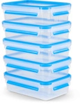EMSA Tefal Clip & Close Frischhaltedosen 5-Teiliges Set 0 8L N10307 3110600640