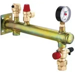 Caleffi Gef&auml;&szlig;anschlussgruppe 3/4, DN 20, bis 20 kW, mit Schnellkupplung"