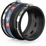 Crassus Adapterkupplung CAC 1362, bis 0,6 bar (121-136mm auf 100-116mm), EPDM / V2A