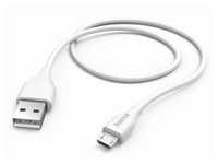 201587 USB-Kabel,USB-A-microUSB,1,5 m Weiss