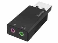 200323 USB-A-Soundkarte auf 3pol. Klinke Schwarz PC-Zusatzkarten/PC-Erweiterung