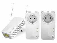 Powerline Wi-Fi 600 3er-Pack Netzwerk-Produkte PLWF600TRIEUV2