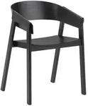 Muuto Cover Armlehnstuhl, schwarz