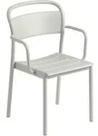 Muuto Linear Steel Armlehnstuhl, grau
