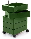 Magis 360&deg; Rollcontainer mit 5 F&auml;cher, gr&uuml;n