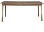 Zuiver Glimps Ausziehtisch, 180 x 90 cm, walnuss