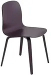 Muuto Visu Chair, wood base, dark plum