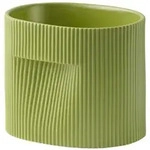 Muuto Ridge Pflanzentopf, h&ouml;he 15 cm, moosgr&uuml;n