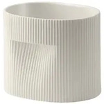 Muuto Ridge Pflanzentopf, h&ouml;he 15 cm, off white