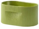 Muuto Ridge Pflanzentopf, h&ouml;he 13 cm, moosgr&uuml;n