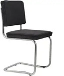 Zuiver Ridge Kink Rib Stuhl, schwarz