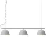 Muuto Ambit Rail Pendelleuchte, grau