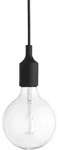 Muuto E27 LED Pendelleuchte, schwarz