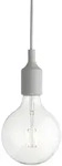 Muuto E27 LED Pendelleuchte, hellgrau