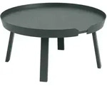 Muuto Around Couchtisch, &Oslash; 72 cm, dunkelgr&uuml;n