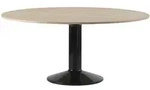 Muuto Midst Tisch, &Oslash; 160 cm, eiche ge&ouml;lt / schwarz