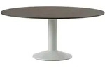 Muuto Midst Tisch, &Oslash; 160 cm, eiche dunkel ge&ouml;lt / grau