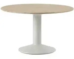 Muuto Midst Tisch, &Oslash; 120 cm, eiche ge&ouml;lt / grau