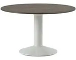 Muuto Midst Tisch, &Oslash; 120 cm, eiche dunkel ge&ouml;lt / grau