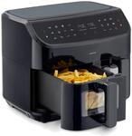 Medion MD 11760 | Hei?luftfritteuse | 2 separate Metall Garkammern | Sync Finish 