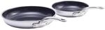 GreenPan Premiere Pfannen-Set silber 20cm+28 cm Antihaft ofenfest
