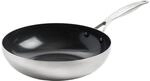 GreenPan Geneva Silber | Wok | 28 cm | Antihaftbeschichtung | 3-lagiger...