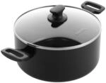 GreenPan Essence 24cm schwarz | Kasserolle | Thermolon-Antihaftbeschichtung 