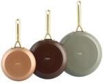 GreenPan Shades | Pfannen-Set | 3-teilig | keramische Antihaftbeschichtung 
