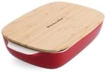 KitchenAid Small Baker with Lid Steinzeug, Antihaft-Keramik, rot (CC006104-001)