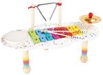 Small Foot Musiktisch Sound 10385 | Kinderinstrument | Xylophon, Triangel, Becken und