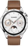 Aussteller Huawei Watch GT4 46mm Smartwatch Braun 1.43 Zoll 466x466p BT GPS IP68