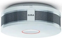 Gira 233602, Gira Rauchwarnmelder Dual Q Label reinwei&szlig; 233602