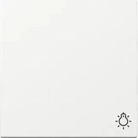 Gira 328503, Gira 328503 Wippe Symbol Licht System 55 Reinwei&szlig; gl&auml;nzend