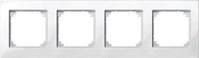 Merten 515419, Merten M-PLAN-Rahmen 4 fach pws/gl 515419