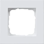 Gira 0211225, Gira Abdeckrahmen 1-fach reinwei&szlig; 0211225