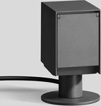 Bega 10713, BEGA Steckdosens&auml;ule Kunststoff graphit 2Steckd 10713 350x125x75mm...