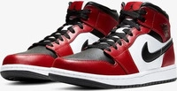 Air Jordan 554724-069-45.5, Air Jordan 1 Mid Chicago Toe - 45.5 / Standard