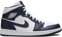 Air Jordan 554724-174, Air Jordan 1 Mid White Metallic Gold Obsidian EU:42 Schwarz