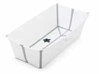 STOKKE Flexi Bath® XL White mit hitzeempfindlichem Stöpsel, Weiß