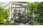 Vitavia, Anlehn-Gew&auml;chshaus "Ida 5200", schwarz, 3 mm ESG/6 mm HKP, 5,2 m2