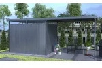 Pergart, Ger&auml;tehaus "Rheinfelden 108 Schleppdach-Set", anthrazit matt, inkl.