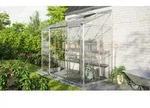 Vitavia, Anlehn-Gew&auml;chshaus "Ida 3300", aluminium eloxiert, 3 mm ESG, 3,3 m2