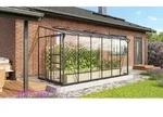 Vitavia, Anlehn-Gew&auml;chshaus "Ida 7800", schwarz, 3 mm ESG/6 mm HKP, 7,8 m2
