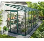 Vitavia, Anlehn-Gew&auml;chshaus "Ida 7800", smaragd gr&uuml;n, 3 mm ESG/6 mm HKP, 7,8 m2
