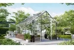 Vitavia, Gew&auml;chshaus "Cassandra 11500", aluminium eloxiert, mit Sockelmauer in