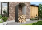 Vitavia, Kaminholzregal "Lignum 858", granit, 86 x 99 x 223 cm (hoch)
